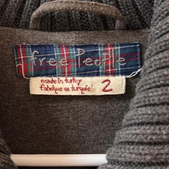 Free People plaid jacket size 2 - Picture 5 of 5